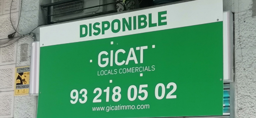 Cartel de en venta